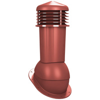 Větrací komínek Normal Plus Ø125 mm pro ploché střechy s odvodem kondenzátu