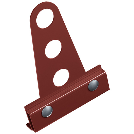 Držák sněhových trubek pre falcované plechové krytiny