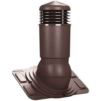 Větrací komínek Standard Plus Ø125 mm izolovaný  pro  nízké trapézové plechy