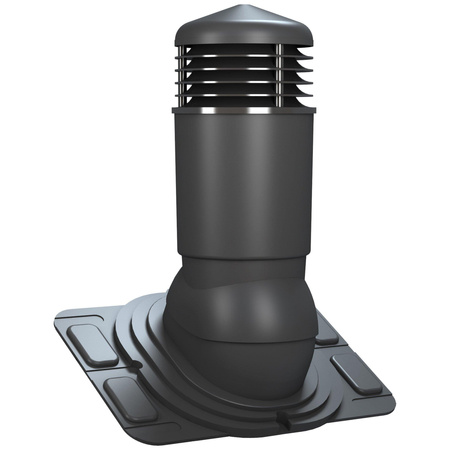 Větrací komínek Standard Plus Ø125 mm izolovaný pro nízké trapézové plechy