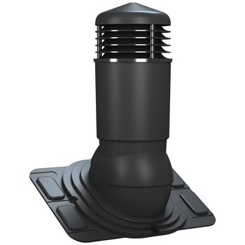 Větrací komínek Standard Plus Ø125 mm izolovaný  pro  nízké trapézové plechy